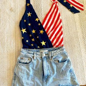 4th of July halter top
